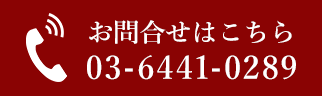 お問い合せはこちら　03-6441-0289